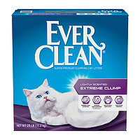 88VIP：EverClean 蓝钻 宠物猫砂 膨润土砂 速凝紫标 11.3KG *3件