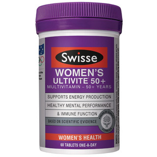 斯维诗 Swisse Women’s Ultivite 女性50+复合维生素片 60粒