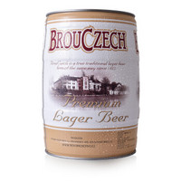 限地区：BROUCZECH 布鲁杰克 黄啤酒 5L *2件