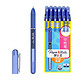 京东PLUS会员：papermate 缤乐美 意趣中性笔 P3 蓝色 12支装 赠C1自动铅笔+F1钢笔 *2件 +凑单品