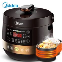 美的（Midea）电压力锅6升双胆电饭锅 MY-YL60Easy203