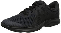 Nike boys' 革命4 (GS) 健身鞋 Schwarz (Black/Black 004) 3 UK