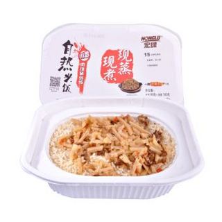 宏绿 现蒸现煮 自热米饭 川香肉沫笋丝饭 360g *2件