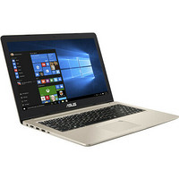 ASUS 华硕 VivoBook Pro 15.6英寸笔记本电脑 （i7-7700HQ、16G、256G+1T、GTX1050、4K）