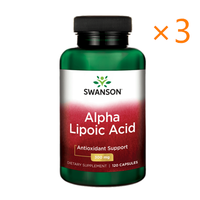 Swanson 300mg α-硫辛酸保护胶囊 120粒*3瓶