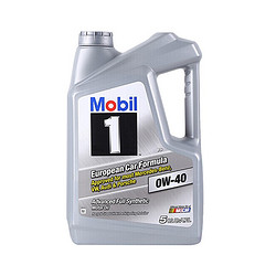 Mobil 美孚1号 全合成机油 0W-40 A3/B4 SN 5Qt 美国原装进口