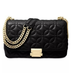 MICHAEL KORS 迈克·科尔斯 Sloan Quilted Floral Chain 女士单肩包