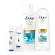  Dove 多芬 洗护套装（氨基酸洗发水 700ml+护发素400ml+小样100ml*2瓶） *3件　