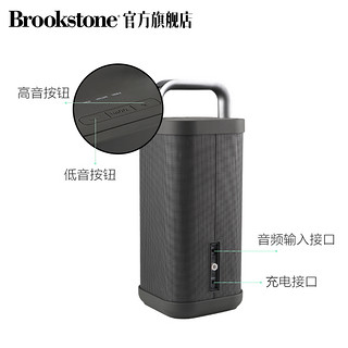 Brookstone 143006 蓝牙音箱 (深灰色)