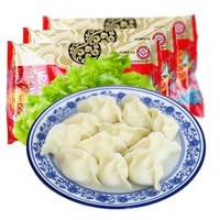 泰祥 3种口味海鲜水饺组合（3鱿鱼+2鲅鱼+1虾仁） 360g*6盒 礼盒装