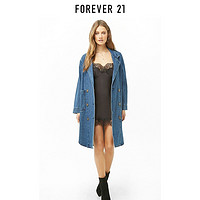 Forever21 00327830 女士牛仔大衣