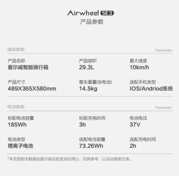 Airwheel 爱尔威 智能代步拉杆箱 青春版 