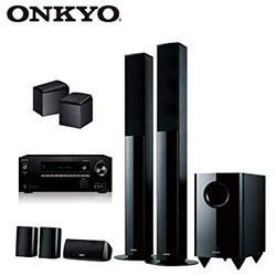 ONKYO 安桥 HT-S8900C 音响 5.1.2声道杜比全景声 家庭影院套装 (功放TX-SR444+SKS-HT890+SKH-410) 黑色
