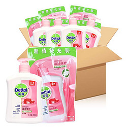 Dettol 滴露 健康抑菌洗手液滋润倍护(500g+300g补充装) *2件