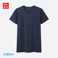 优衣库 UNIQLO 182498 男装 AIRism网眼圆领T恤(短袖)