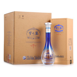 洋河蓝色经典 梦之蓝M1 52度 整箱装白酒 500ml*4瓶（内含2个礼袋） 口感绵柔浓香型 *2件