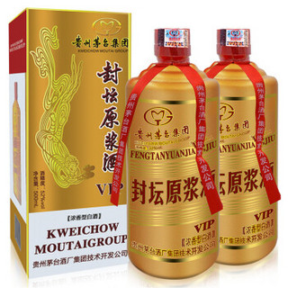 KWEICHOW MOUTAI 贵州茅台酒 封坛原浆 白酒 (箱装、浓香型、52度、500ml*6瓶)