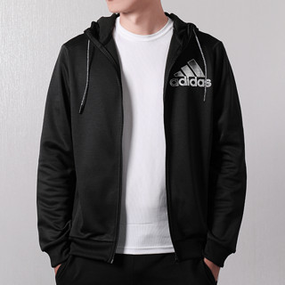 adidas 阿迪达斯 DL8702 男子针织连帽运动夹克