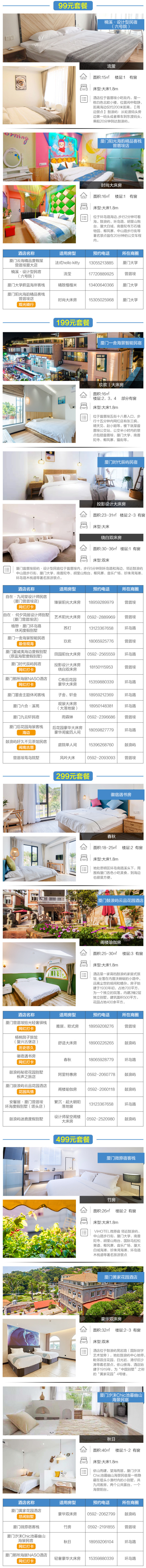 厦门27家品质客栈 1晚通兑房券 周末不加价 不约可退
