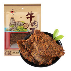 闽之未（MINZHIWEI ）肉干肉脯 牛肉干休闲零食小吃 香辣味牛肉片 100g/袋