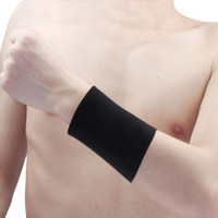 菲慕运动护腕男女通用透气吸汗手腕套单只装黑色S码
