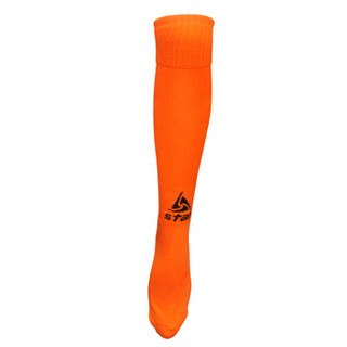 世达（star）SO117-11 橙色 毛巾底长筒加厚棉 成人足球袜 一双装