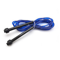 米客 减肥小跳绳可调节长跳绳彩色pvc跳绳运动用品绳子 健身小器材 MK1001-02 蓝色