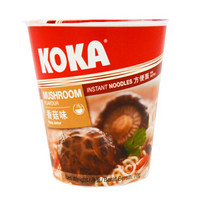 KOKA 新加坡进口方便面杯面 (70g、香菇味、杯装)