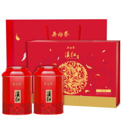 吴裕泰 中华老字号茶叶 滇红红茶礼盒 250克 *3件