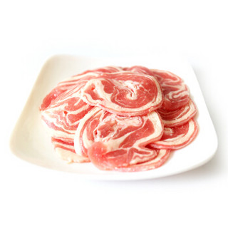 首食惠 新西兰太阳卷 300g/盒 火锅食材 进口羊肉片 羔羊肉卷