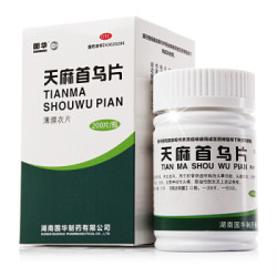 国华 天麻首乌片 200片 滋阴补肾 脂溢性脱发  脱发  白发
