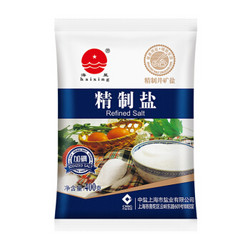 海星 加碘精制盐 食用细盐 400g～好的凑单品