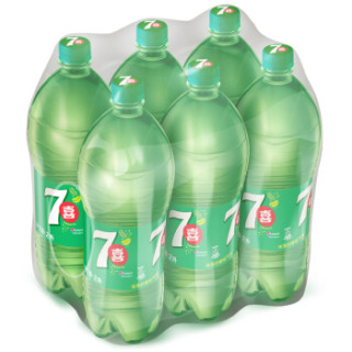 商品7-up 七喜 柠檬味 汽水碳酸饮料 2l*6瓶