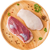 华英 精切鸭胸 570g/袋 出口品质鸭胸 西餐食材烧烤食材健身食材