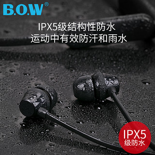 B.O.W 航世  S39C 无线蓝牙耳机 (通用、后挂式、红蓝色)