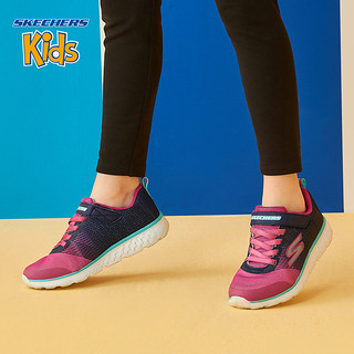 SKECHERS 斯凯奇 81354L 运动鞋 (女童、27.5、灰色)