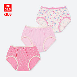 优衣库 UNIQLO 优衣库 女童短裤 3件装