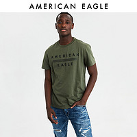 AEO American Eagle男士简约圆领印花T恤0181_4091