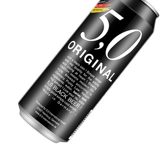 5.0 ORIGINAL 进口黑啤 (500ml、6、5.0%vol、听装、11.2°P)