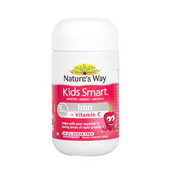 Nature's Way 佳思敏 儿童铁+维生素C 咀嚼片 50片/瓶