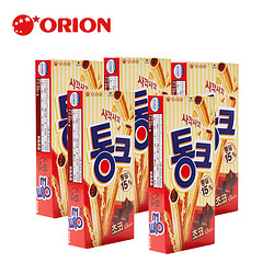 ORION 好丽友 韩国进口荞麦巧克力棒饼干 45g*5盒