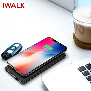 iWALK 爱沃可  UBC8000A 充电宝 (Type-C输入、多口输出、无线充电、 8000mAh、黑色)