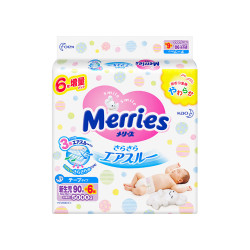 kao 花王 Merries 妙而舒 婴儿纸尿裤 NB号 96片