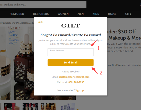 GILT 免费领取 ESTEE LAUDER 雅诗兰黛 美国官网
