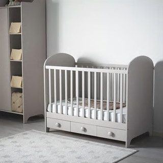IKEA 宜家 GONATT格纳特婴儿床 (123*66*104cm、白色)