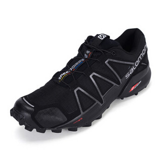 SALOMON 萨洛蒙 SPEEDCROSS 4 男士越野跑鞋 黑色  L38313000