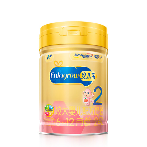商品meadjohnson nutrition 美赞臣 安儿宝a  婴儿配方奶粉2段850g (6