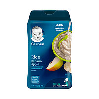 Gerber 嘉宝 香蕉苹果谷物米粉 2段 227g *9件