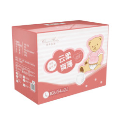 CLASSIC TEDDY 精典泰迪 云柔爽薄成长裤 大号L108片 *2件
