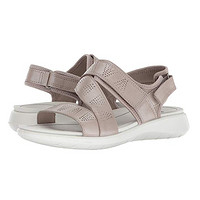 ECCO Women's Soft 5 Sandal爱步 牛皮魔术贴平底凉鞋